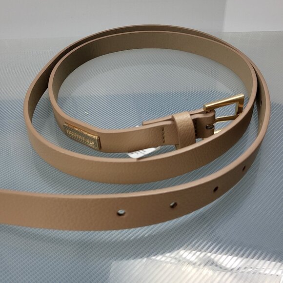 NWOT Steve Madden light brown belt with gold tone buckle size 2X - Picture 1 of 4